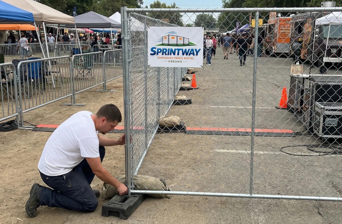 Sprintway Temporary Fence Rental Fresno | Licensed Temporary Fencing ...